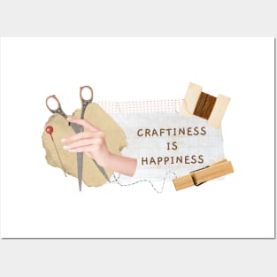 Craftiness is Happiness Posters and Art